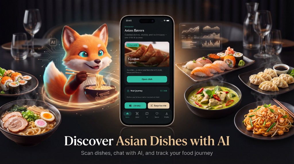 Asian Food AI: Scan & Explore — preview